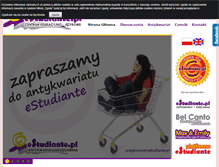 Tablet Screenshot of estudiante.pl